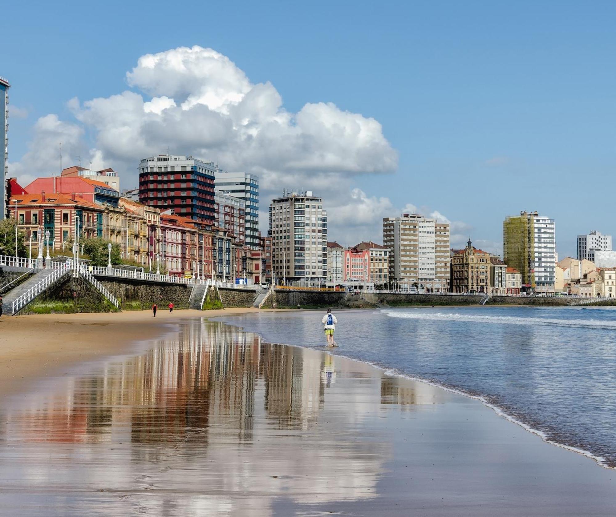 Appartamento La Buhardilla De La Escalerona - 2 Hab - Vut-4354-As Gijón Esterno foto